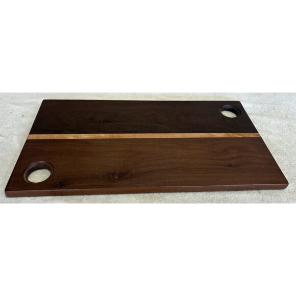 Handmade Walnut Rustic Charcuterie Board Cutting Board Serving Cheese Tray NEW